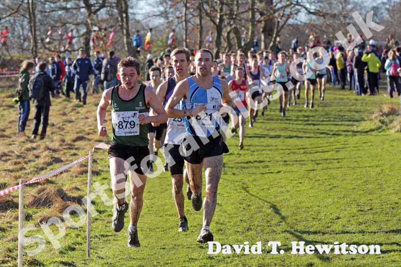 879 Dewi Griffiths and Stephen Scullion lead the 2013 BUCS Cross Country Championships.
